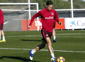 Temporada 2016-2017. Entrenamiento en la ciudad deportiva Wanda Atlético de Madrid 01_03_2017. Torres.