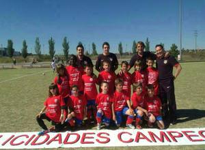 El Atlético Madrileño Benjamín ganó la Liga en la última jornada ante el Pozuelo Piratas B