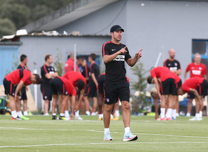 Temp. 17-18 | Entrenamiento en Los Ángeles de San Rafael. 19/7/2017. Simeone