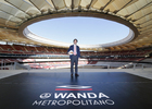 Jaime González Castaño, director general de Deportes del CSD, posa en el Wanda Metropolitano
