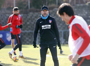 Temporada 17/18 | Entrenamiento en la Ciudad Deportiva Wanda | 12/01/2018 | Simeone