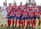 Temporada 17-18. Partido Atlético de Madrid femenino- Santa Teresa. once.