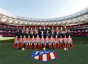 Temp. 2017-2018. Foto oficial del Atlético de Madrid Femenino