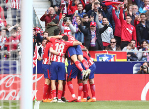Jornada 24 | Atleti - Athletic | Celebración gol Gameiro