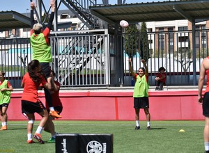 Temp. 17-18 | Atlético de Madrid Femenino | Visita de Patricia García jugadora de rugby