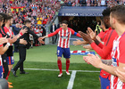 Temp. 17-18 | Atlético de Madrid - Eibar | Homenaje a Torres | Pasillo de sus compañeros