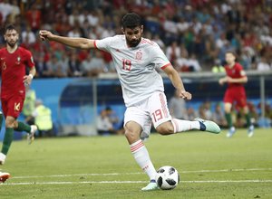 Mundial Rusia 2018 | Primer gol de Diego Costa en el Mundial frente a Portugal | Foto: Selección Española