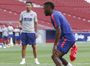 Temporada 18/19 | 24/08/2018 | Entrenamiento en el Wanda Metropolitano | Simeone