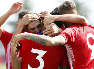 Temp. 18-19 | Atlético de Madrid B - Real Madrid Castilla | Celebración | Piña