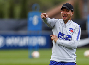 Temporada 18/19. Entrenamiento en la ciudad deportiva Wanda Atlético de Madrid. 26_09_2018. Simeone.