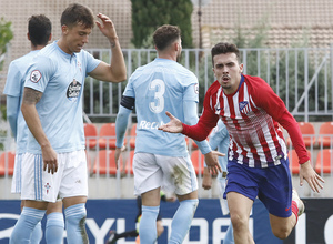 Temporada 18/19 | Atlético de Madrid B - Celta B | Celebración Joaquín