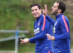 Temporada 2018-2019 | Entrenamiento Ciudad Deportiva Wanda | Godín y Giménez