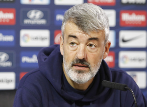 Temporada 18/19 | Atlético de Madrid B | Óscar Fernández rueda de prensa 3