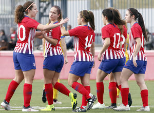 Temporada 18/19 | Atlético de Madrid Femenino B | Celebración