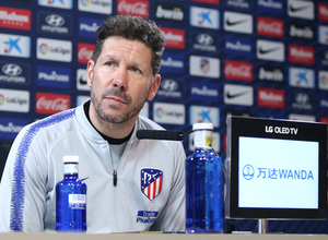 temporada 18/19. Rueda de prensa de Simeone en la ciudad deportiva Wanda