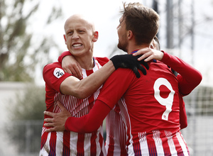 Temporada 18/19 | Atlético de Madrid B - Navalcarnero | Celebración 