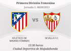 Módulo próximo partido liga femenina jornada 1 Sevilla