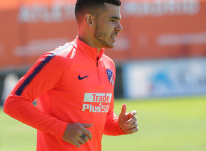 Temporada 18/19. Entrenamiento en la ciudad deportiva Wanda. Lucas durante el entrenamiento.