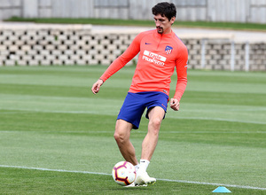 Temporada 18/19. Entrenamiento en la ciudad deportiva Wanda. Savic durante el entrenamiento.