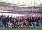 Temp. 2018-19 | Atlético de Madrid - Sevilla | Celebración Atlético de Madrid Femenino | Foto de familia