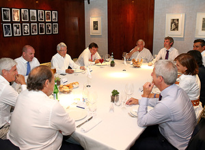 Temporada 19/20. Comida de directivas Atlético de Madrid Eibar. Restaurante Demaría