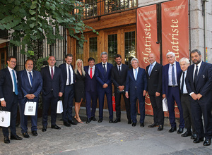 Temporada 19/20. Comida de directivas Atlético de Madrid Juventus. Restaurante Alatriste