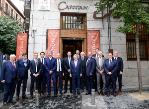 Temp. 19/20. Comida directivas Atleti-Bayer Leverkusen