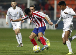 Partido Atlético de Madrid B - Real Madrid Castilla. Manu Sanchéz.
