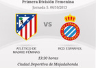 Módulo próximo partido liga femenina jornada 5 Espanyol v.2