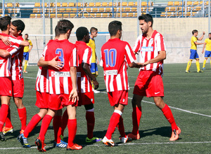 Temporada 13/14. Partido Alcorcón B Atlético C. Celebración