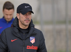 Temporada 19/20. Entrenamiento primer equipo en Majadahonda.Simeone