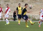 Temporada 2013-2014. Claudia Zornoza manda un balón a la espalda de la defensa