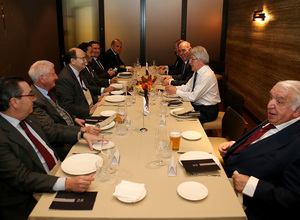 Temporada 19/20. Comida de directivas Atlético de Madrid Sevilla. Restaurante El Gran Escenario