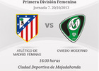 Módulo próximo partido liga femenina jornada 7 Oviedo
