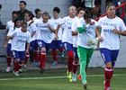 Temporada 2013-2014. Las jugadoras con camisetas de apoyo para Meseguer