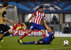 Diego Costa debuta en Champions con la camiseta rojiblanca