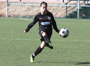 Temporada 2013-2014. Macarena durante un partido de la temporada pasada