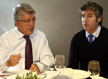 Temporada 13/14. Comida de directivas. Atl&eacute;tico de Madrid Bilbao