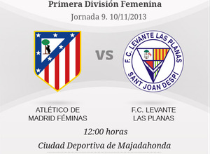 Módulo próximo partido liga femenina jornada 9 Levante las Planas