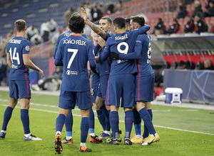Temp 2020/21 | Salzburg - Atlético de Madrid | Hermoso celebración 2 piña