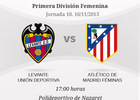 Módulo próximo partido liga femenina jornada 10 Levante UD