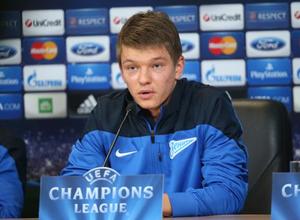 Temporada 13/14. Jugador del Zenit, Shatov.