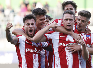 Temp 21/22 | Wolfsburg - Atlético de Madrid | Celebración Borja Garcés 2