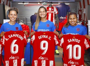 Temp. 21-22 | Dorsales Atlético de Madrid Femenino | Deyna, Leicy Santos y Amanda Sampedro