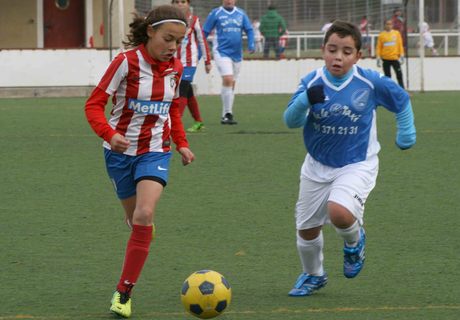Temporada 2013-2014. El Alevín A del Féminas se enfrentó al Ciringanillos