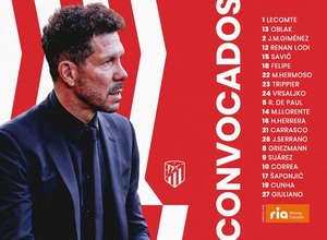 Convocados v Getafe