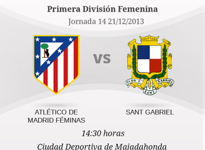 Módulo próximo partido liga femenina jornada 14 Sant Gabriel