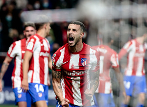 Temp. 21-22 | LaLiga Jornada 24 | Atlético de Madrid - Getafe | Hermoso celebración