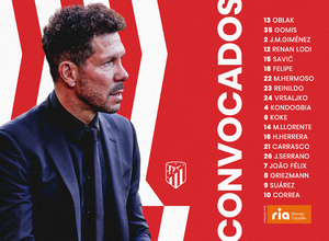 Convocatoria Osasuna-Atleti