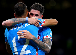 Temp. 21-22 | Manchester United - Atlético de Madrid | Lodi y De Paul celebración